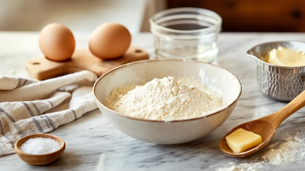 Simple Ingredients for Homemade Pierogi Dough