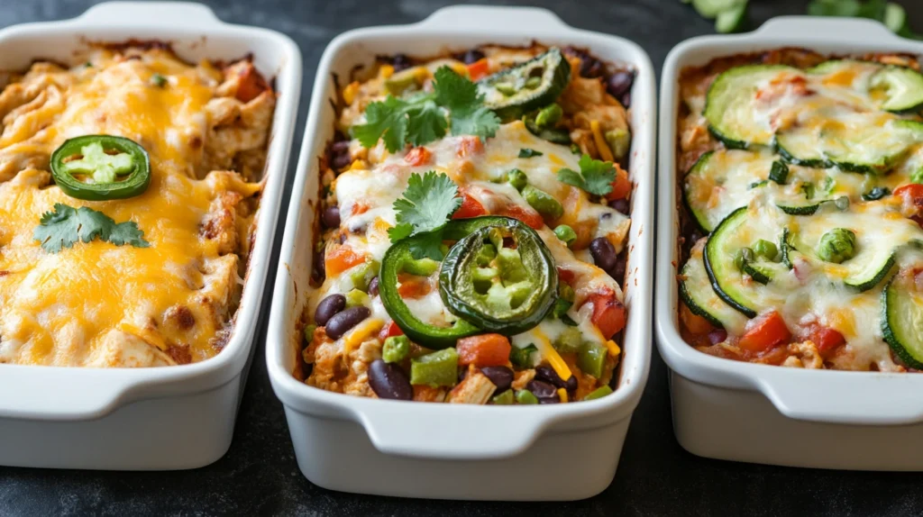 Variations of Chicken Taco Casserole