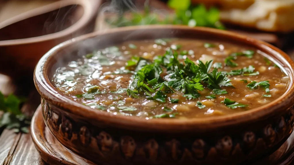 Homemade Brown Gravy Served in a Bowl